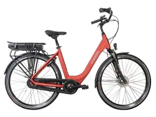 Lindebjerg 28'' Elcykel Center LUX - Mat rød - 51cm