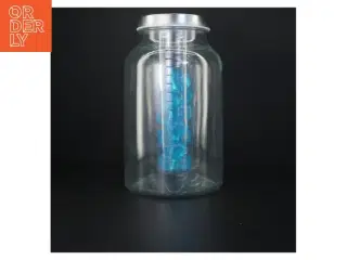 Glasdrikkedispenser med låg og hane (str. 30 cm)