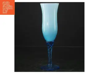 Blåt glas (str. Ø. 6 cm. længde, 20 cm)