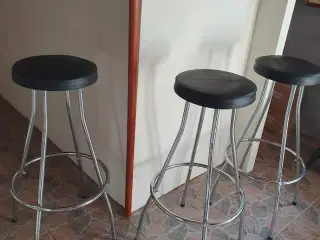 Barstole uden ryglæn, 3 stk. 