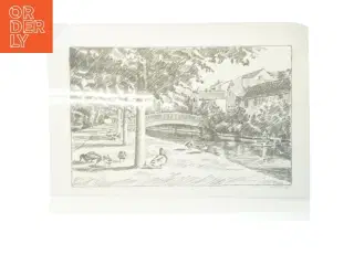 Kunsttryk af landskab