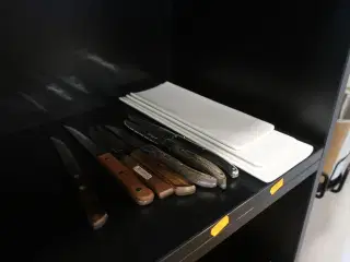 3 stk. fade samt 6 stk. knive