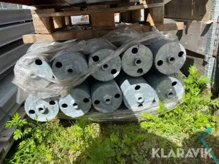 Stål søjler 11 stk