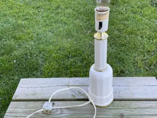 Heiberg bordlampe med glødepære og skærm