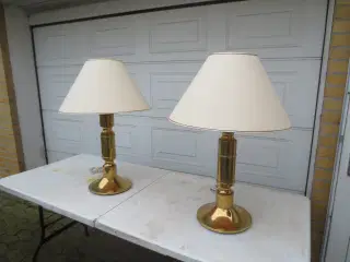 2 stk Messing Bordlamper 