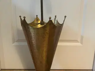 Smuk gammel messing paraply holder 