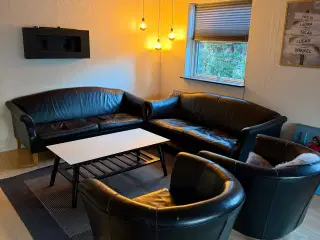 Stouby sofaer og 2 stole