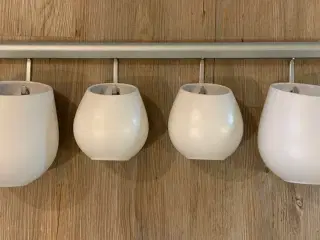 Ikea krukker med ophæng til væg