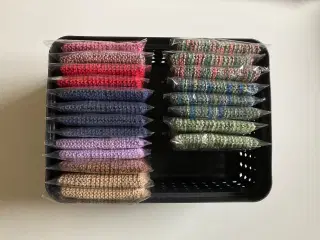 Strikkede karklude, 100% bomuld