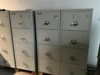 5 Arkivskabe brandsikre “fireKing” pr.stk. 1500
