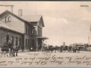 Banegaarden - Viborg - Postkort - Brugt
