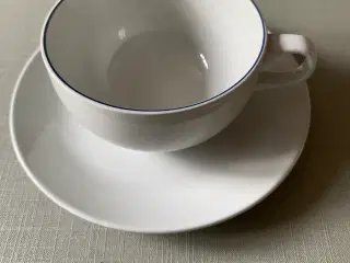 Blåkant kaffekopper