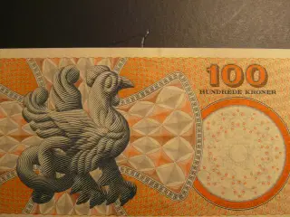 100 seddel. Den første.