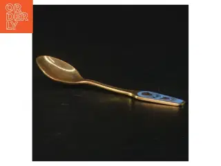 Antik metalske med blåt emblem fra Meka Denmark (str. Længde, 11 cm)