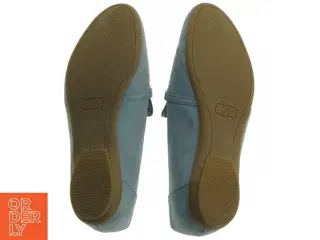Blå loafers med guldspænde fra So All (str. 39 )