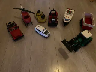 Blandede legetøjsbiler