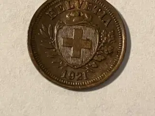 1 Rappen Switzerland 1921
