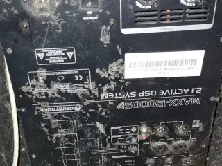 sub 2x15 i omigatronickkabinet til 1 18" 1200dsp