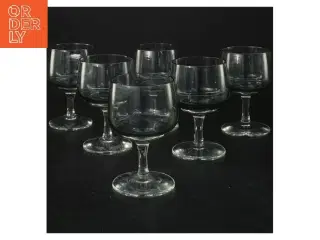 6 stk. Holmegaard Atlantic portvinsglas (str. 6 stk Ø 5,5 cm længde 9 cm)