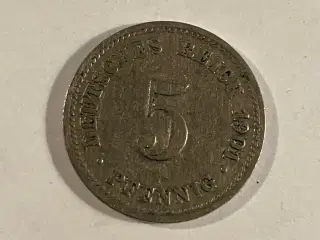 5 Pfennig Germany 1901