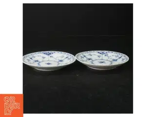 Porcelænsunderkopper med musselmalet fra Royal Copenhagen (str. Ø. 14,5 cm)