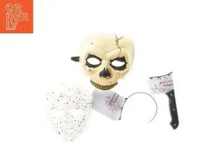 Halloween masker og pynt