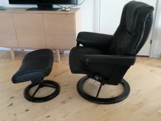 stressless mayfair med skammel i str medium