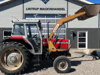Veto 900 Frontlæsser og skovl med beslag til Massey Ferguson 365, 375 og 390 med beslag.
