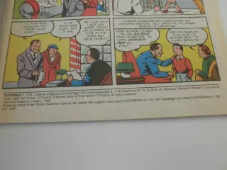 Superman nr 1 kopi af 1 udgivne blad    
