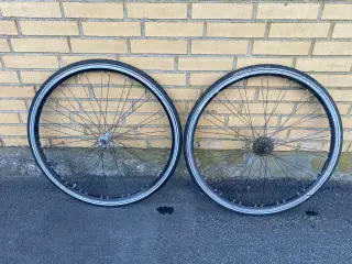 28 tommer hjulsæt med 8 speed kasette