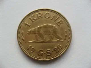 Grønland Variant flot 1 kr 1926 4.3-H1