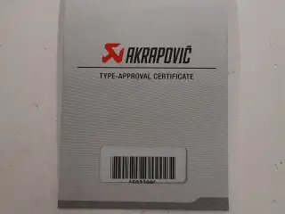 BMW Akrapovic Slip-on potte S1000R 2014-2016