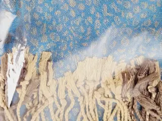 ⭐️- Elegant og Blødt Pashmina Tørklæde - UBRUGT