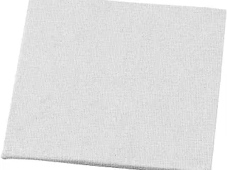 Malerplade, str. 10x10 cm, tykkelse 3 mm, 280 g, hvid, 12stk./ 1 pk.