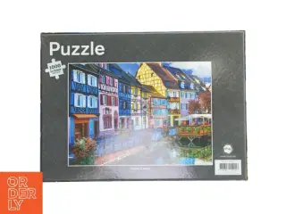Puslespil med motiv af Colmar, Frankrig (str. 1000 brikker)