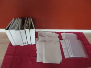 Plastlomme formatet A4/Universalmapper hvid/Ringbi