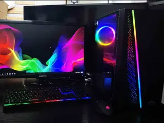 Gamer E-sport workstation maskine komplet sæt