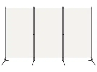 3-panels rumdeler 260x180 cm stof hvid