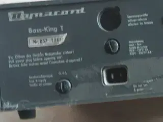 Dynacord Bass King T Basforstærker, vintage model