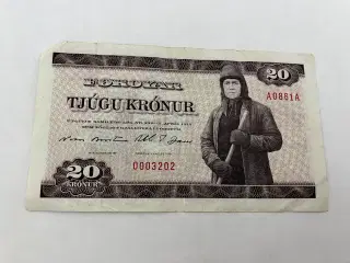 20 Kronur Færøerne