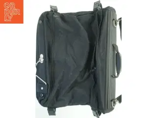 Sort rejsetaske med hjul (str. 60x40 cm)