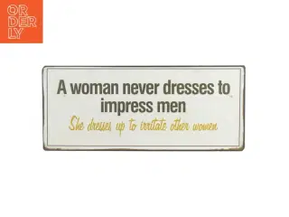 Skilt (str. LB 30 x 13 cm)