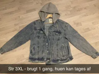 Denim jakke str 3XL