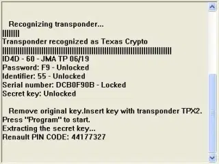 TMPro Software Modul 65 – Nøglekopimaskine til Texas Crypto-nøgler.