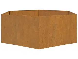 Plantekasse 138x120x45 cm cortenstål rustfarvet