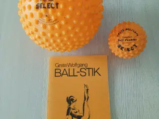 Ballstik massagebolde og bog