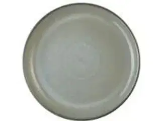 18 stk. Tallerken stentøj kaki 240 mm Rustik
