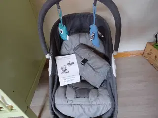 Baby bouncer asleep