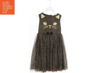 Leopardmønstret kjole med kattemotiv fra H&M (str. 128)