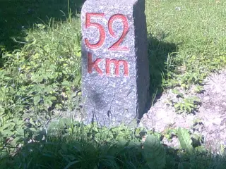 kilometersten vejsten granit